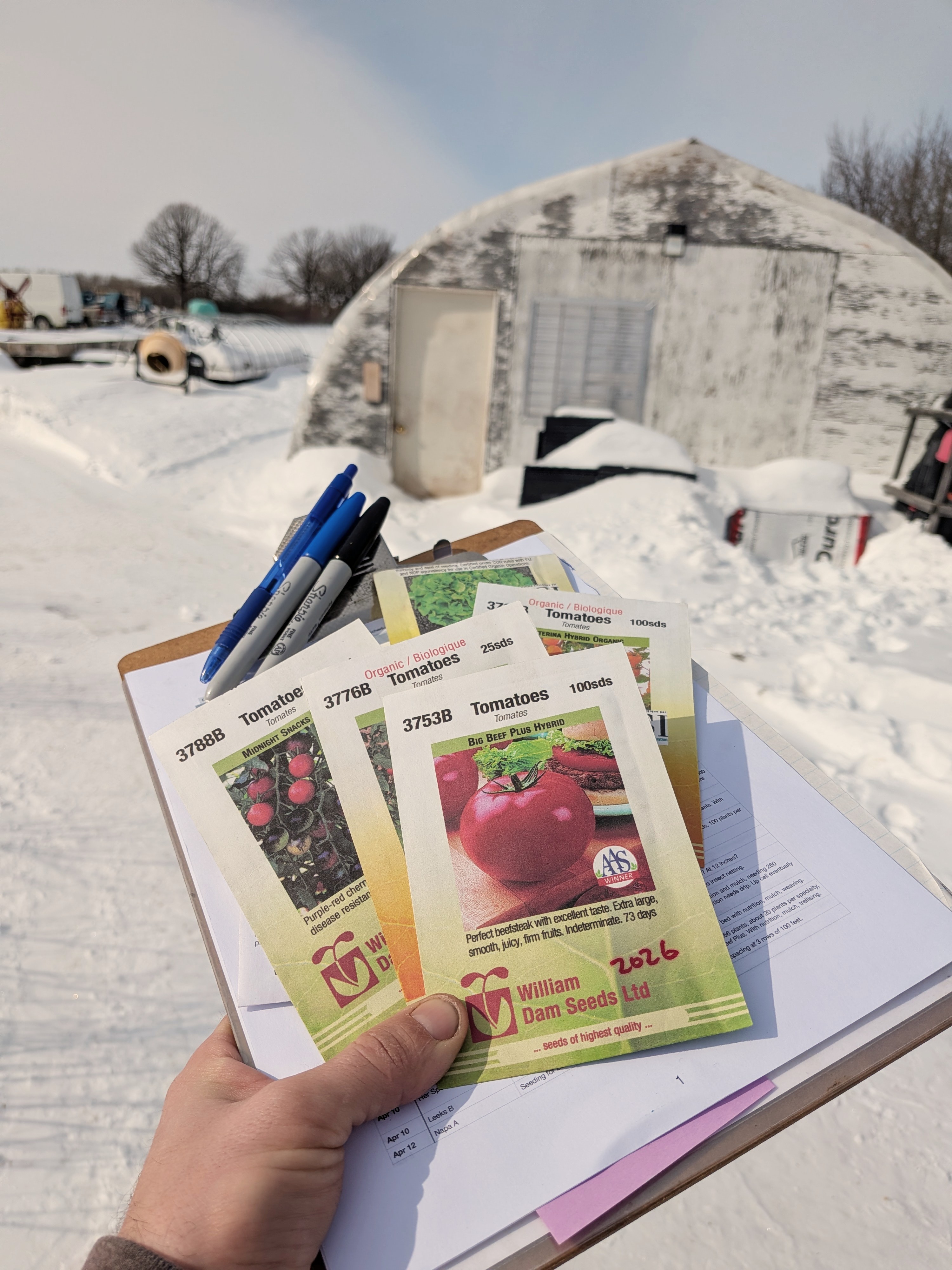 Starting the Greenhouse and The Tomato Gap